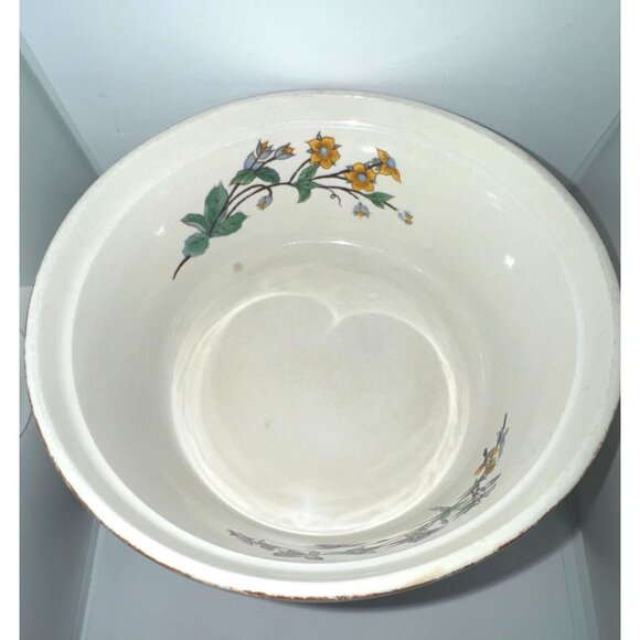 2 Vintage Woodwill Fine Floral Bakeware Bowls - Picture 5 of 14